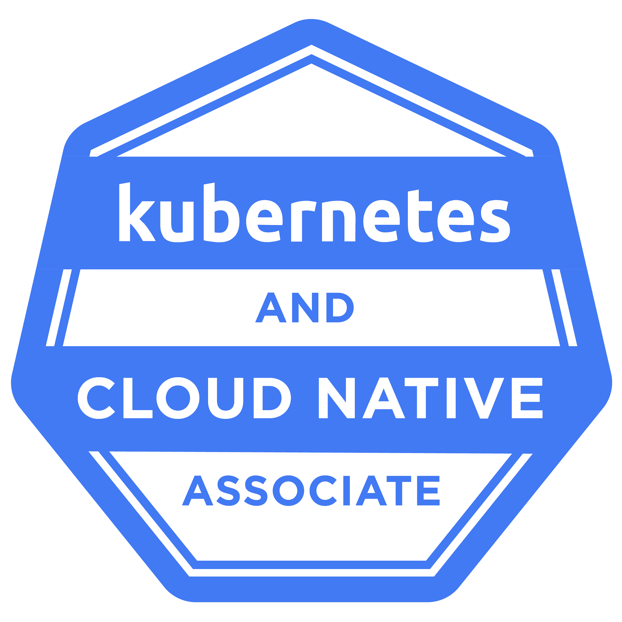 KCNA Kubernetes and Cloud Native Associate certification badge for cloud native fundamentals